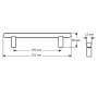 Ручка для мебели DR 10A/192 G2 хром